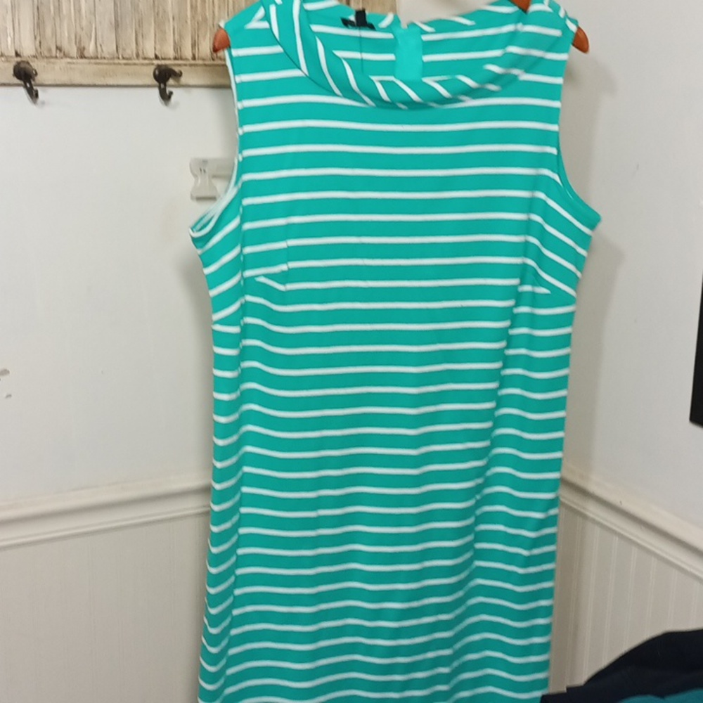 Talbot striped tappered dress